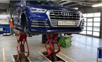 Работа по ремонту переднего бампера